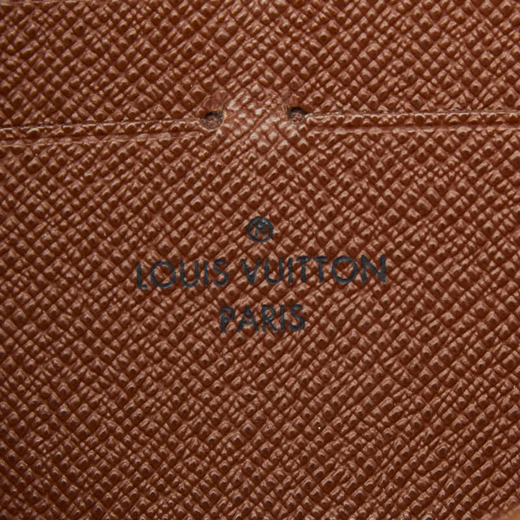 Louis Vuitton Monogram Brown Pvc Long Wallet (Bi-Fold) (Pre-Owned)