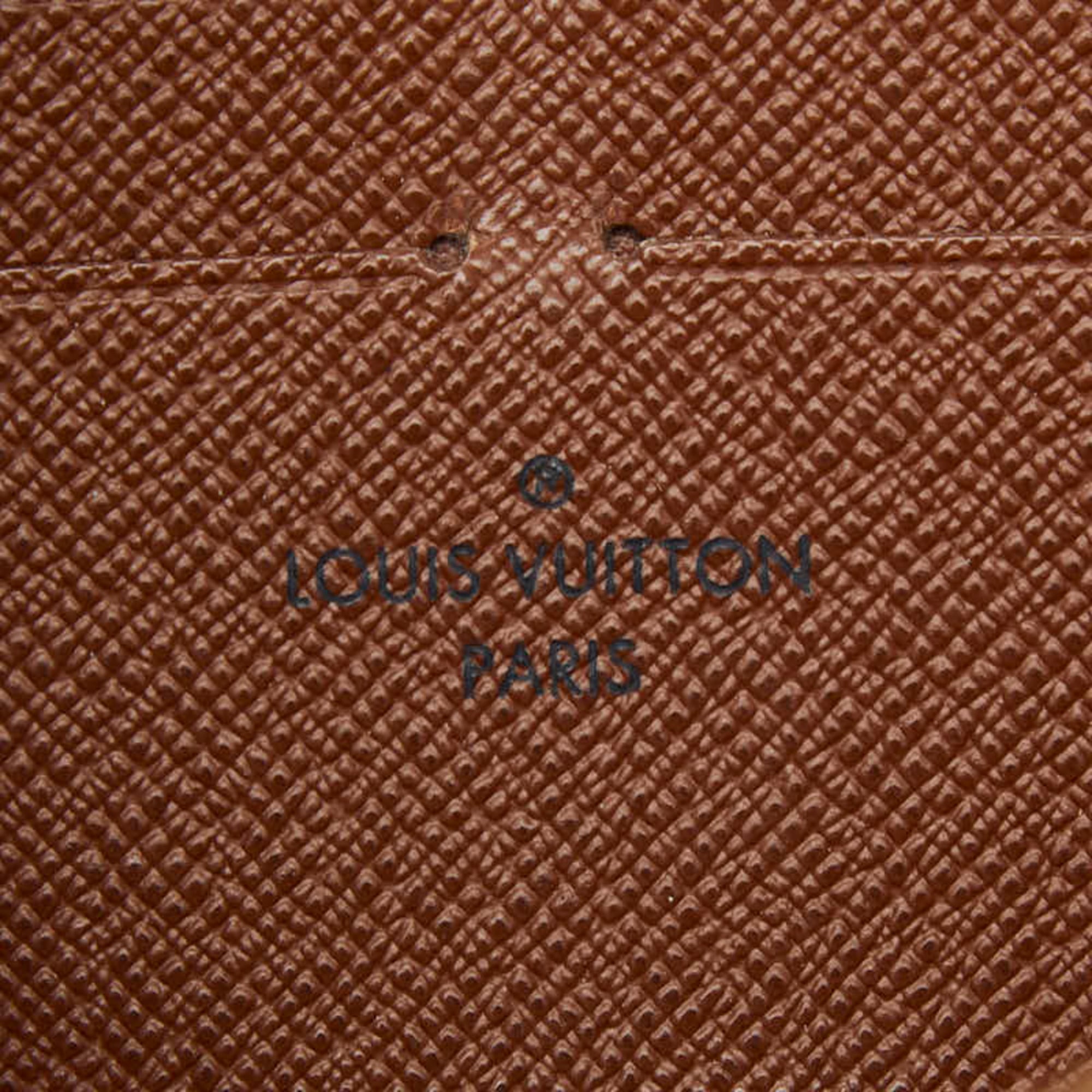 Louis Vuitton Monogram Brown Pvc Long Wallet (Bi-Fold) (Pre-Owned)