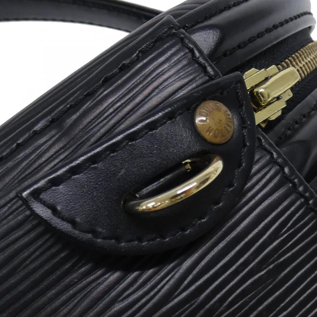 Louis Vuitton Black Leather Handbag (Pre-Owned)