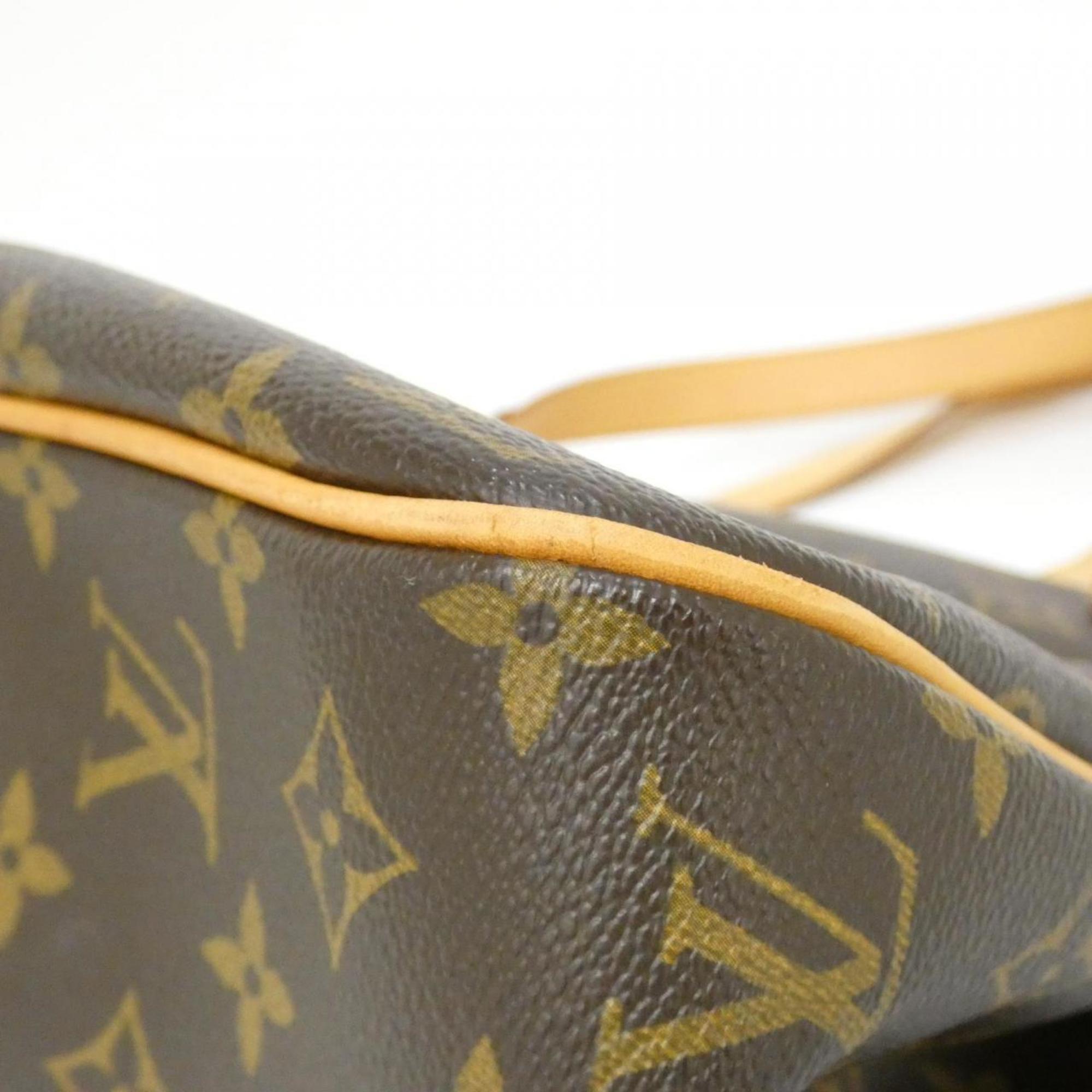 Louis Vuitton Marron Monogram Coated Canvas Handbag (Pre-Owned)