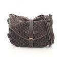Louis Vuitton Brown Ebene Monogram Mini Lin Shoulder Bag (Pre-Owned)