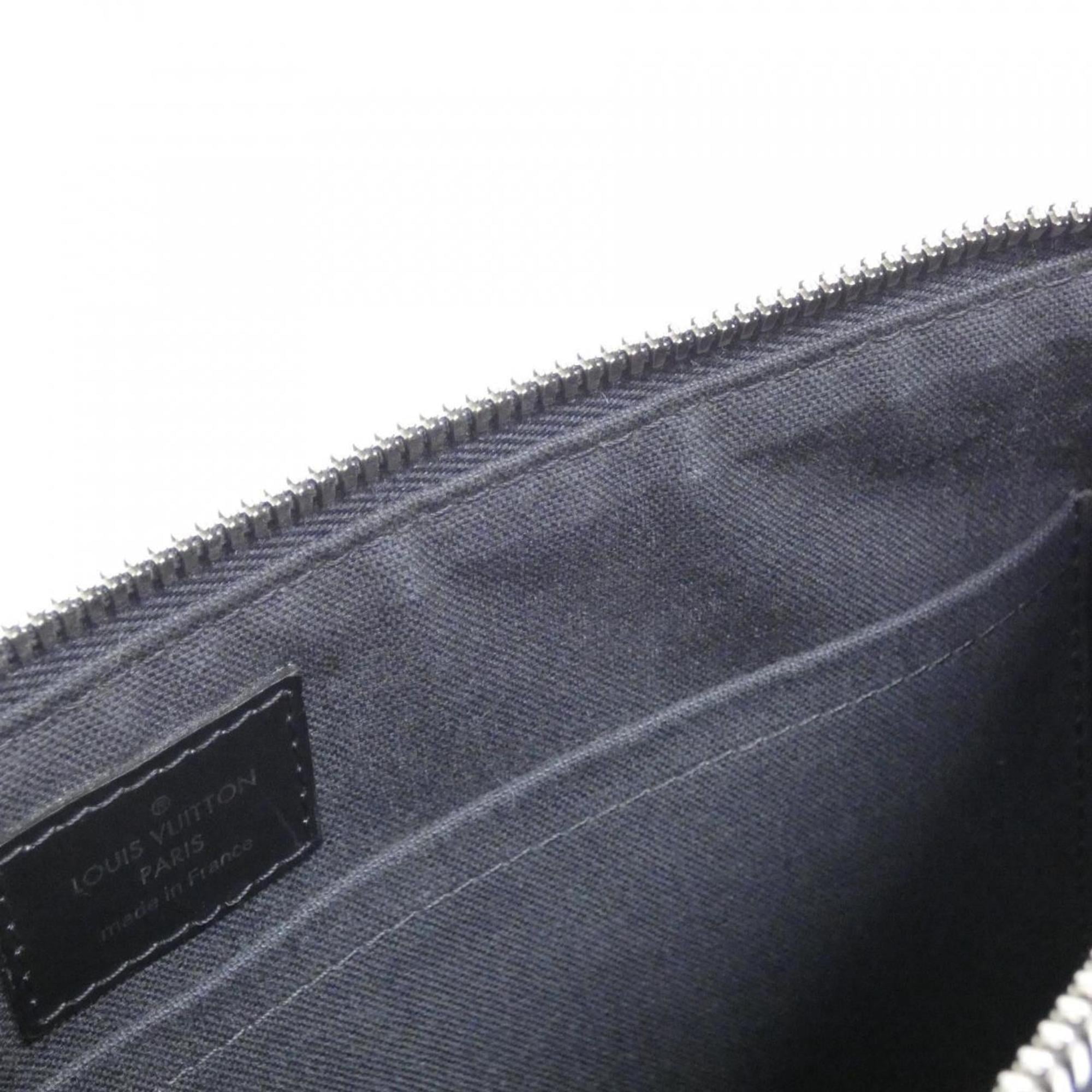Louis Vuitton Graphite Coated Canvas Shoulder Bag (Pre-Owned)
