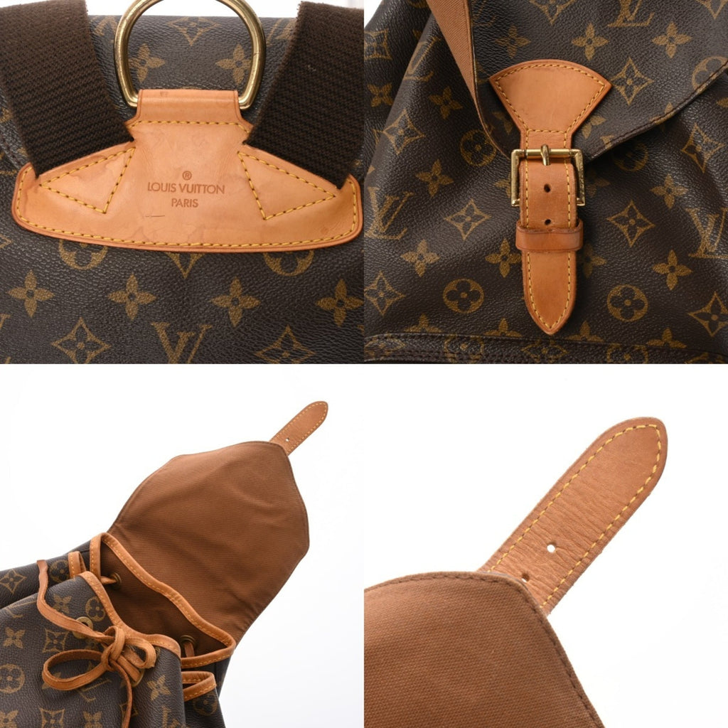 Louis Vuitton Brown Monogram Canvas Backpack (Pre-Owned)