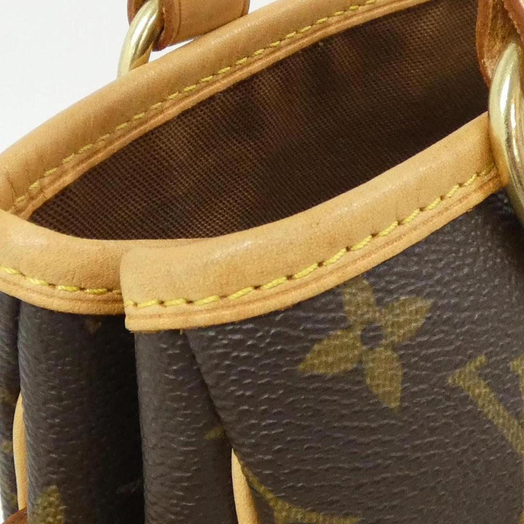Louis Vuitton Marron Coated Canvas Handbag (Pre-Owned)