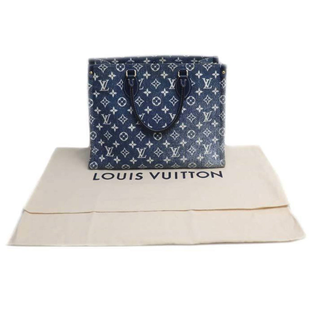Louis Vuitton Blue Denim Shoulder Bag (Pre-Owned)