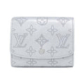 Louis Vuitton Mahina Silver Mahina Leather Wallet (Bi-Fold) (Pre-Owned)