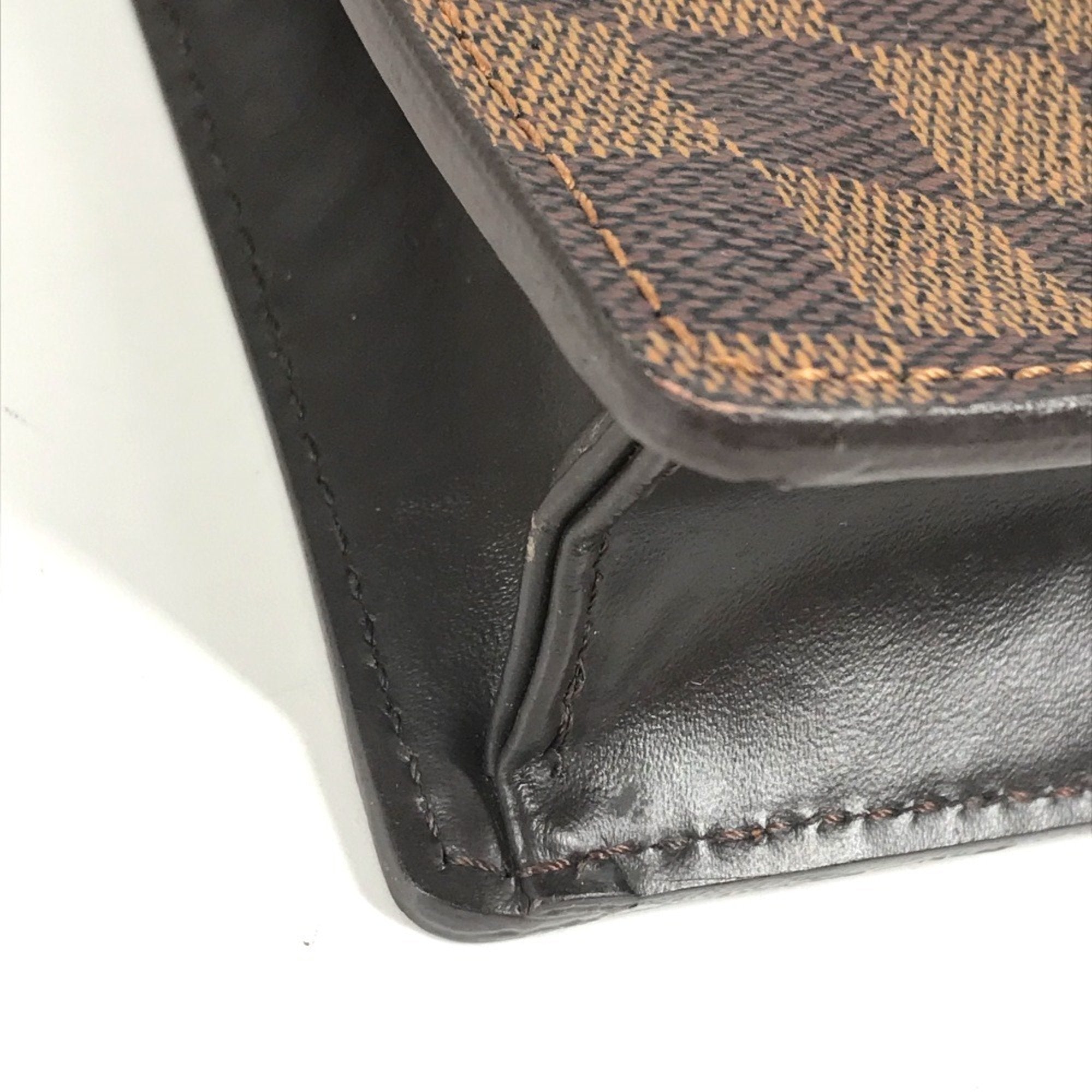 Louis Vuitton Brown Damier Canvas Pochette Shoulder Bag (Pre-Owned)