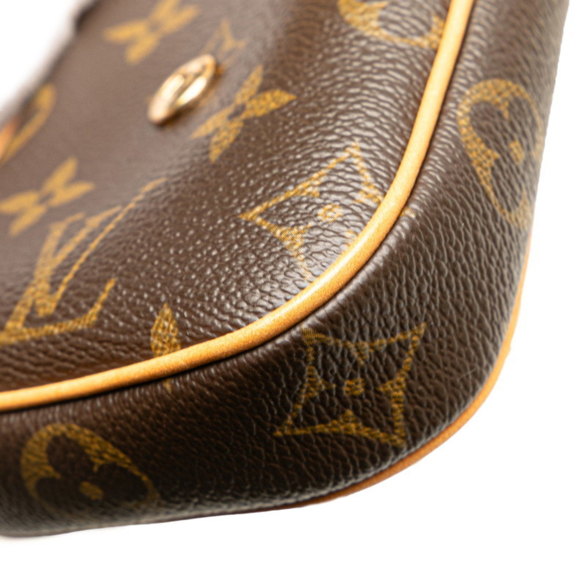 Louis Vuitton Monogram Brown Pvc Leather Pochette Shoulder Bag (Pre-Owned)