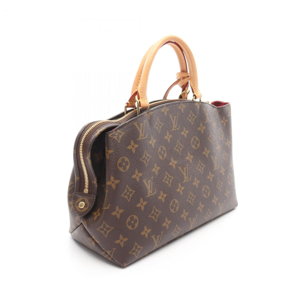 Louis Vuitton Brown Coated Canvas Leather Handbag (Pre-Owned)