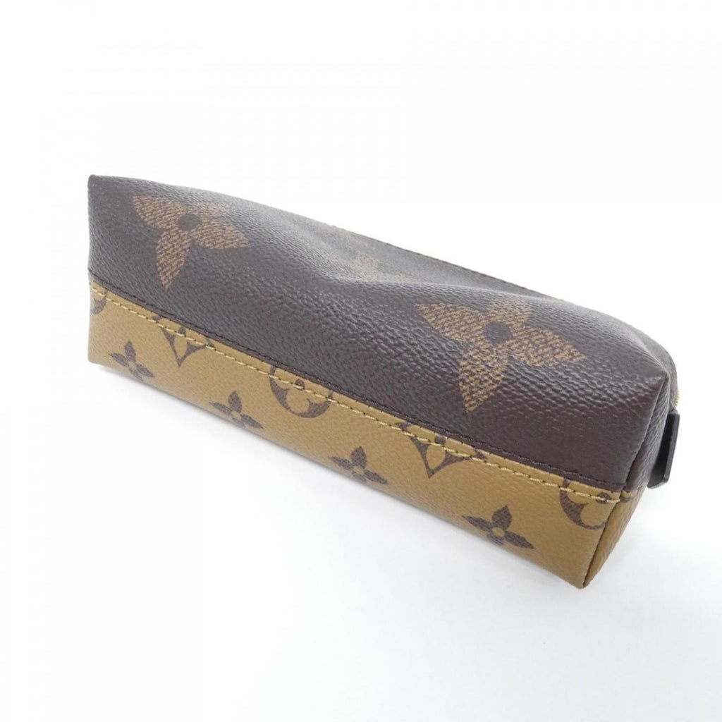 Louis Vuitton Marron Coated Canvas Pouch (Pre-Owned)
