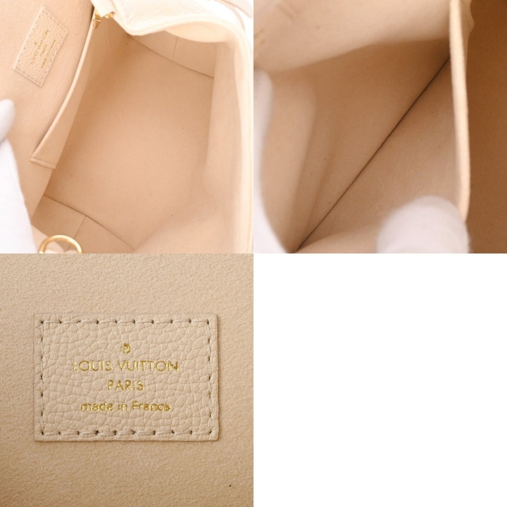 Louis Vuitton White Leather Backpack (Pre-Owned)
