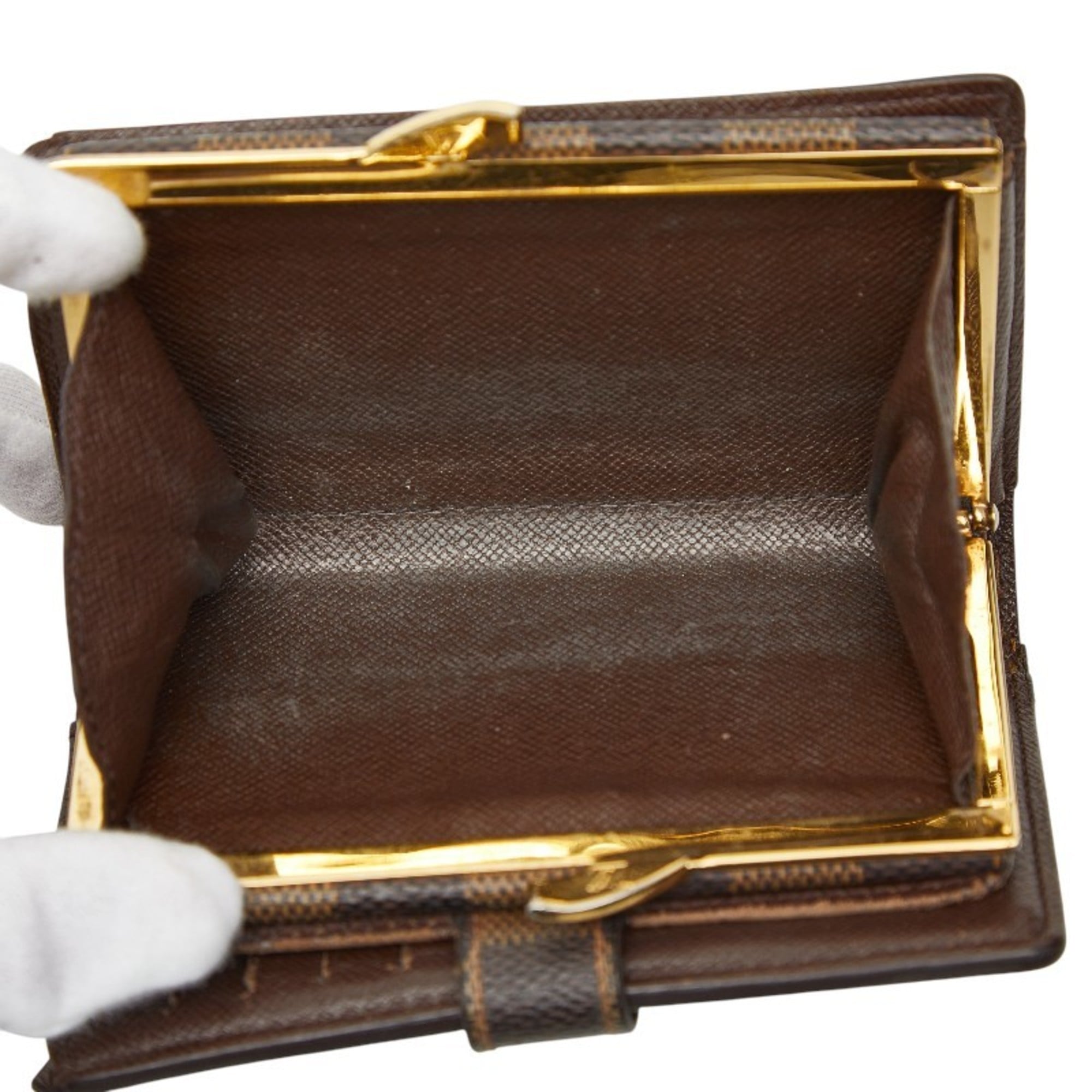 Louis Vuitton Damier Brown Pvc Wallet (Bi-Fold) (Pre-Owned)