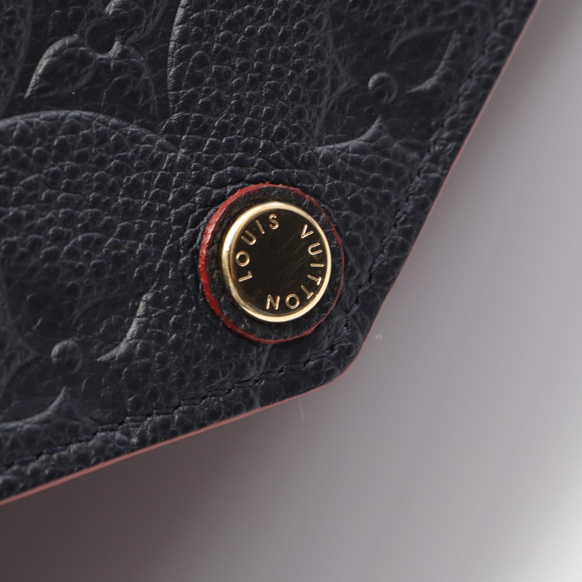Louis Vuitton Marine Rouge Navy Red Color Monogram Empreinte Pochette Shoulder Bag (Pre-Owned)
