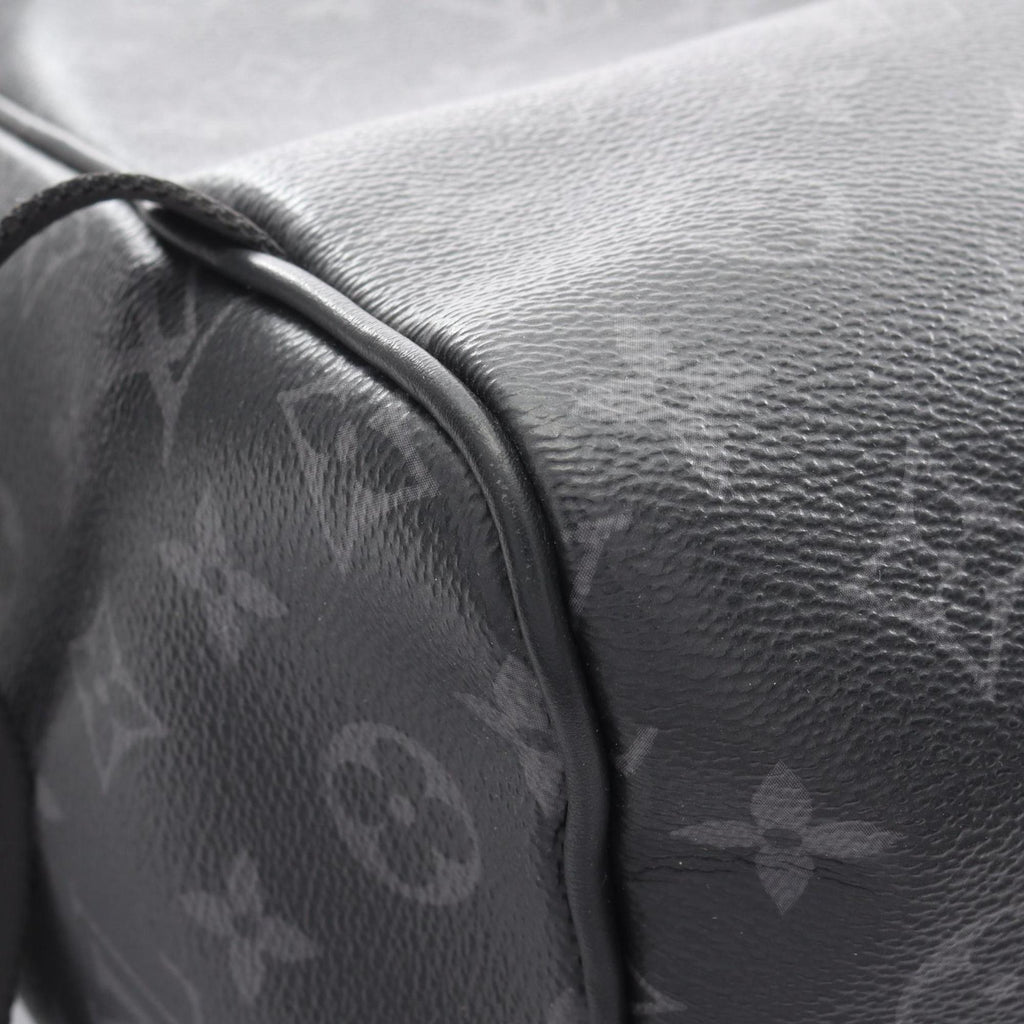 Louis Vuitton Black Monogram Eclipse Coated Canvas Leather Backpack (Pre-Owned)