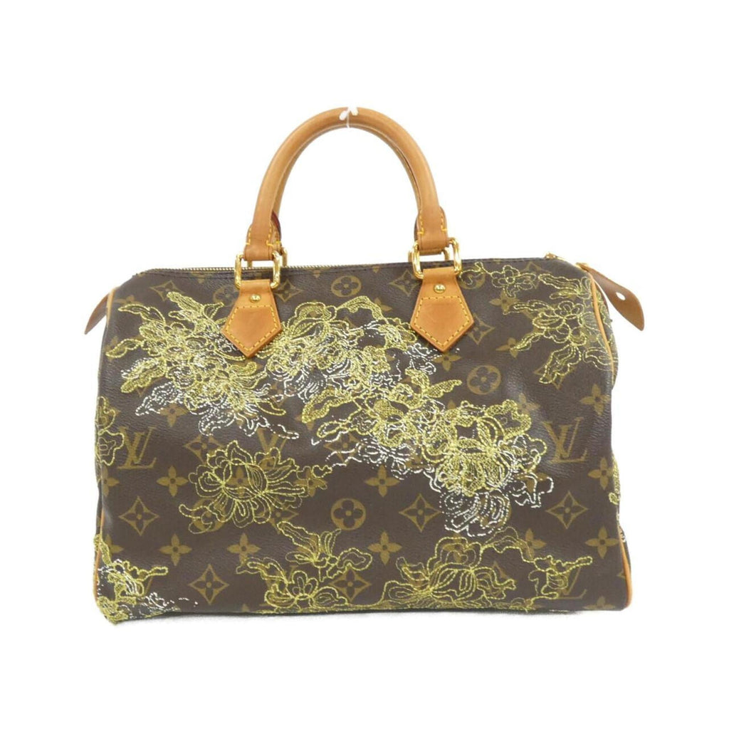 Louis Vuitton Brown Coated Canvas Boston Bag (Pre-Owned)