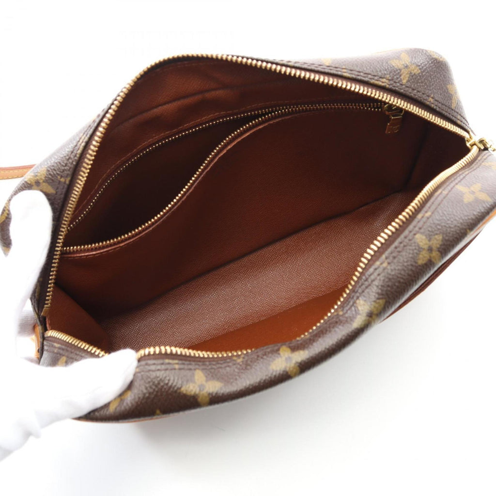 Louis Vuitton Brown Coated Canvas Shoulder Bag (Pre-Owned)