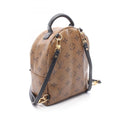 Louis Vuitton Brown Coated Canvas Leather Backpack (Pre-Owned)