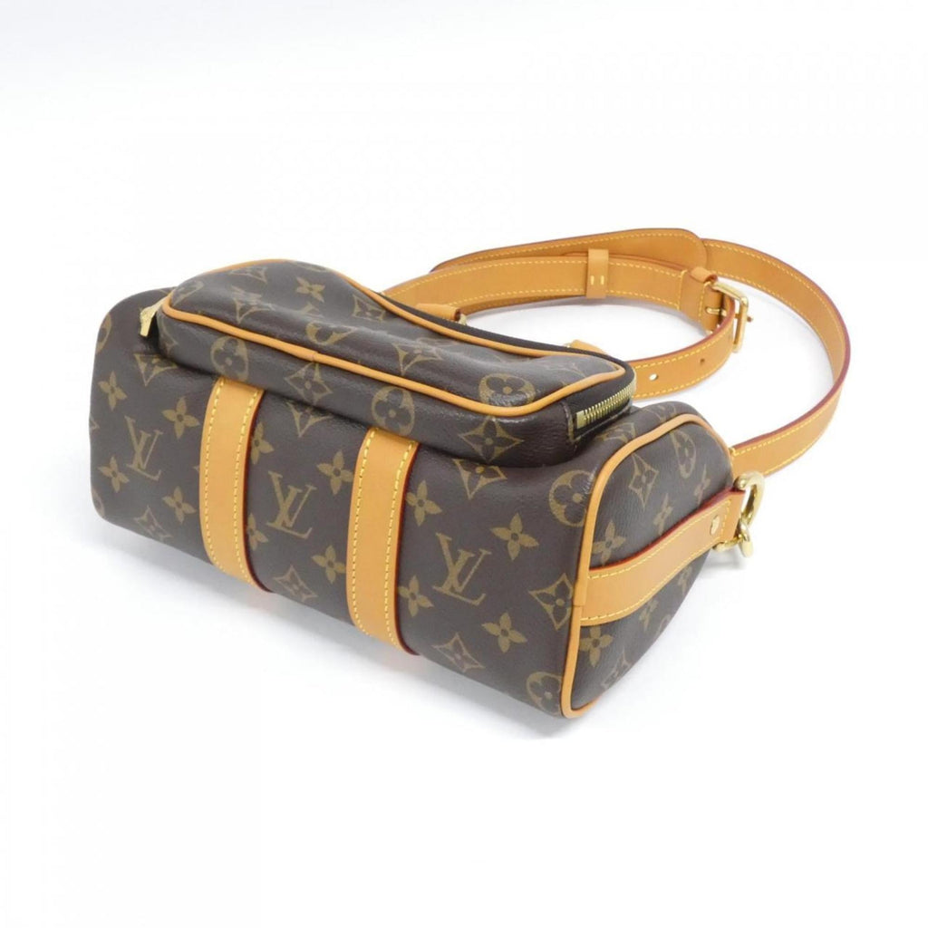 Louis Vuitton Marron Coated Canvas Boston Bag (Pre-Owned)