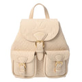 Louis Vuitton White Leather Backpack (Pre-Owned)