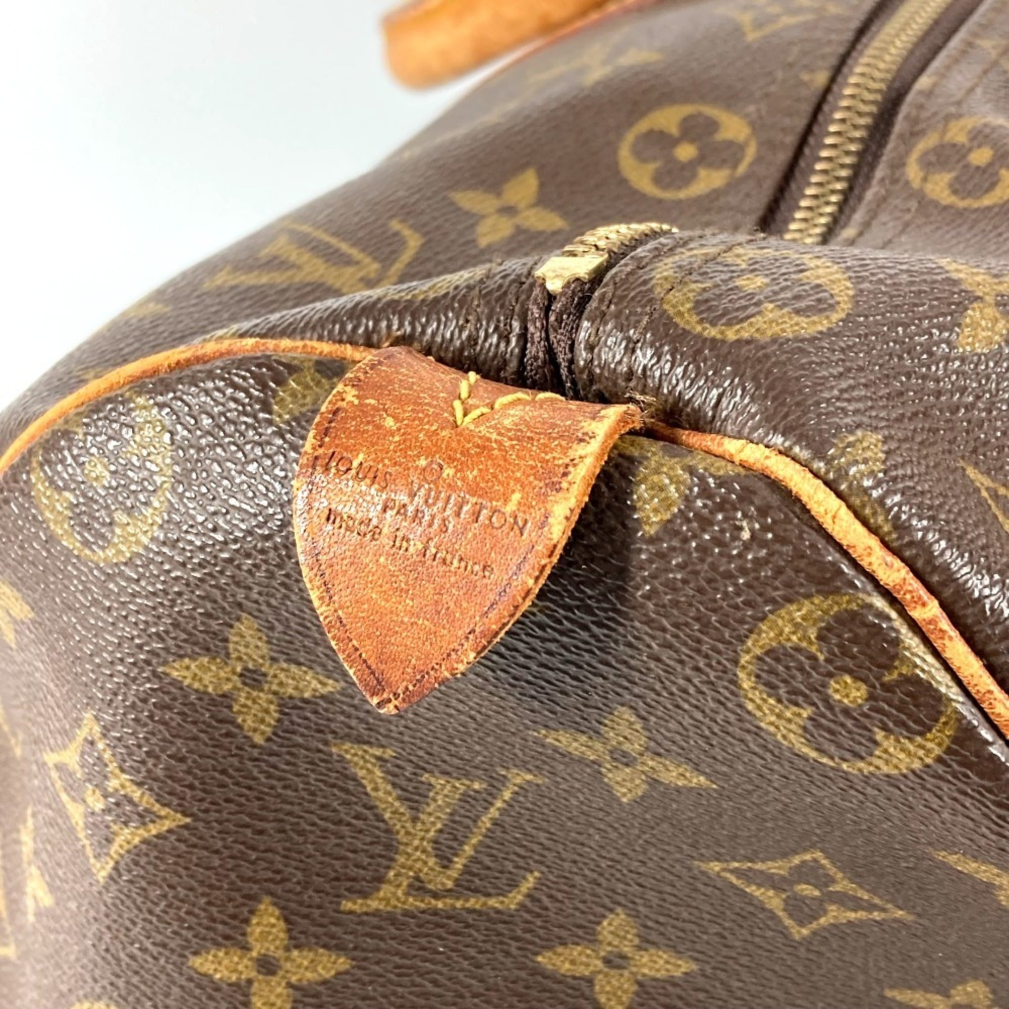 Louis Vuitton Brown Monogram Monogram Boston Bag Handbag (Pre-Owned)