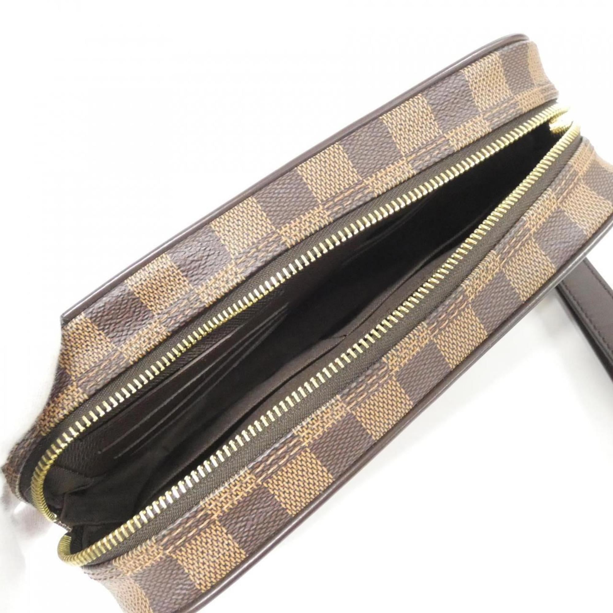 Louis Vuitton Ebene Coated Canvas Pochette (Pre-Owned)