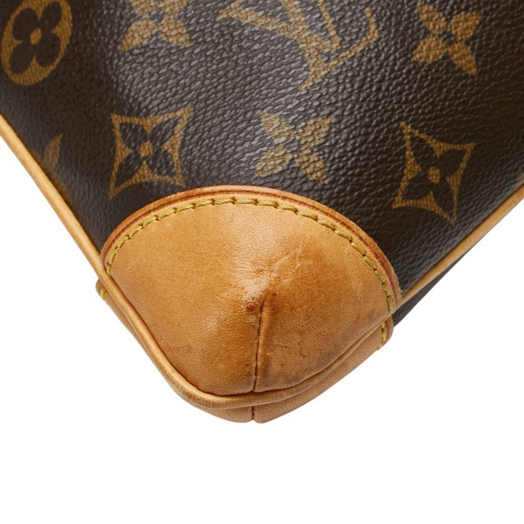 Louis Vuitton Brown Pvc Leather Handbag Shoulder Bag (Pre-Owned)