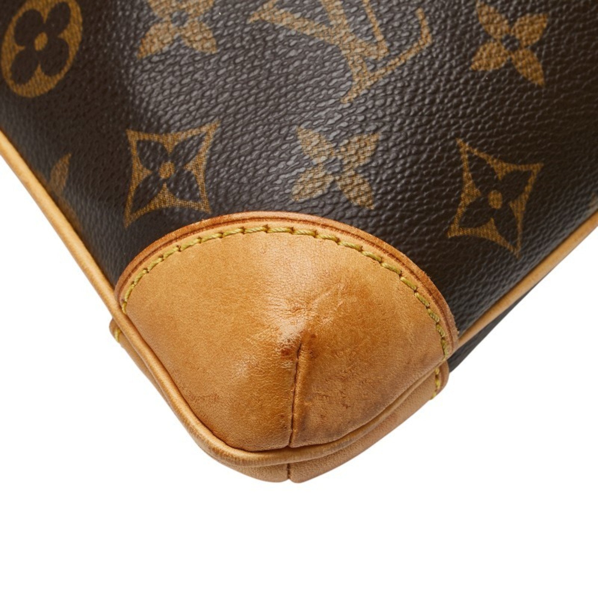 Louis Vuitton Brown Pvc Leather Handbag Shoulder Bag (Pre-Owned)