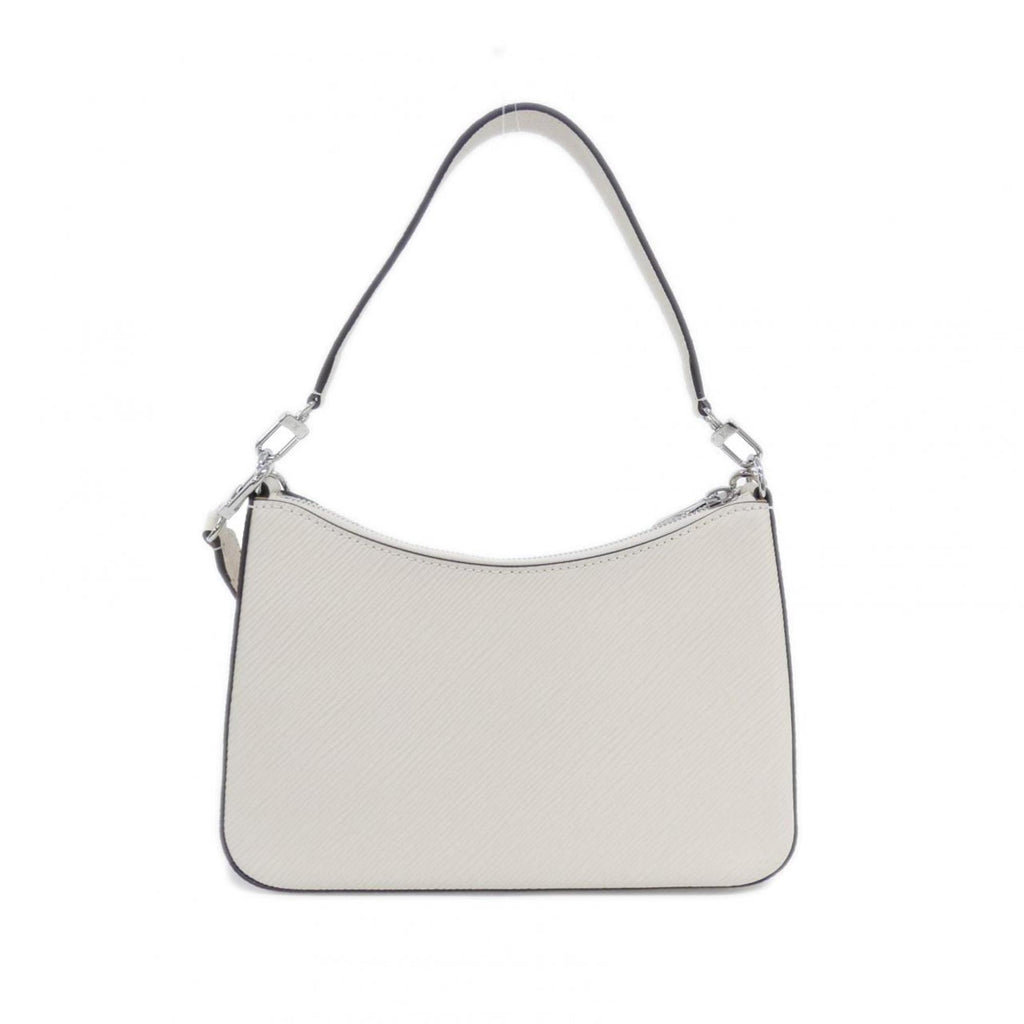 Louis Vuitton Ivory Leather Shoulder Bag (Pre-Owned)