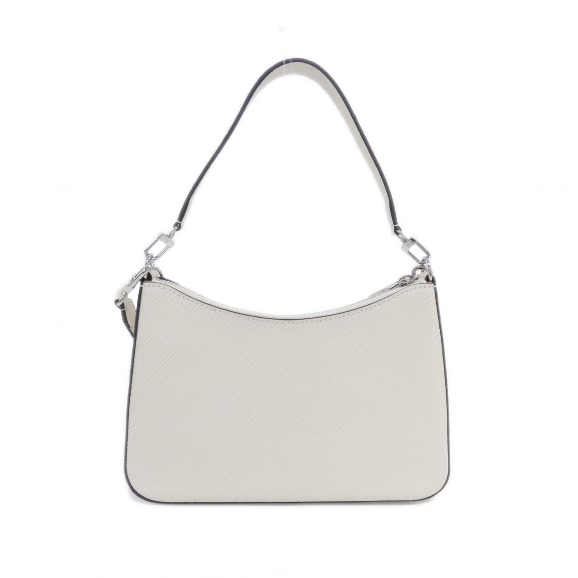 Louis Vuitton Ivory Leather Shoulder Bag (Pre-Owned)