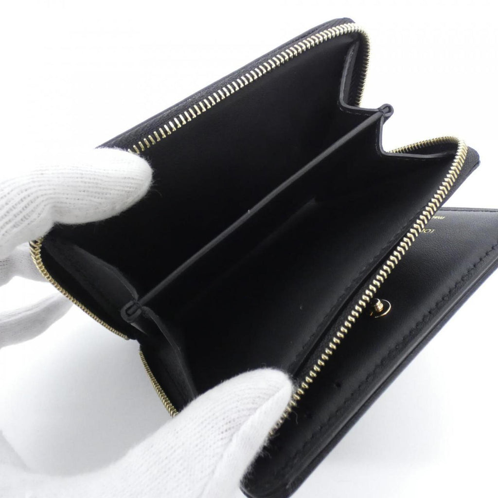 Louis Vuitton Black Leather Coin Purse/Coin Case (Pre-Owned)