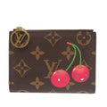 Louis Vuitton Brown Cherry Monogram Monogram Wallet (Bi-Fold) (Pre-Owned)