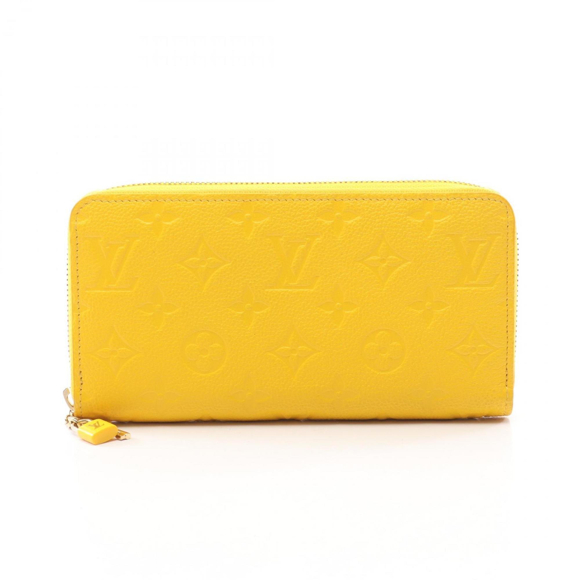 Louis Vuitton Monogram Empreinte Yellow Monogram Empreinte Long Wallet (Bi-Fold) (Pre-Owned)
