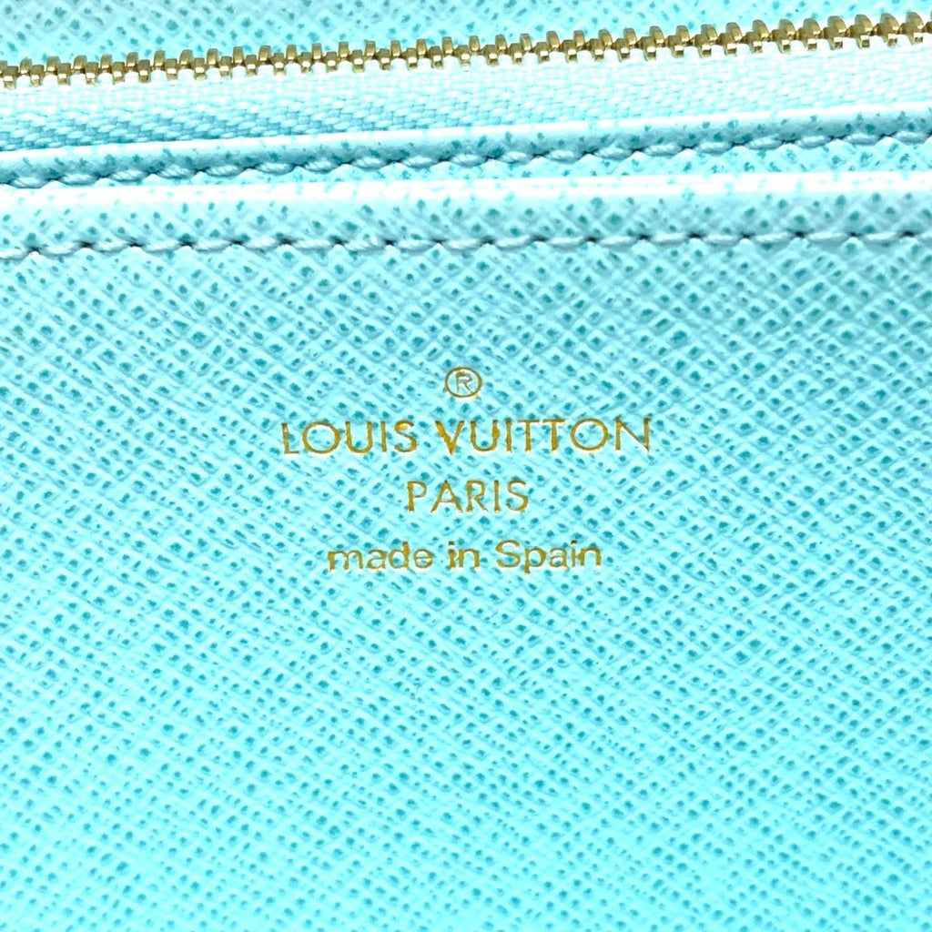 Louis Vuitton Monogram Blue Monogram Long Wallet (Bi-Fold) (Pre-Owned)