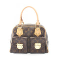 Louis Vuitton Brown Coated Canvas Leather Handbag (Pre-Owned)