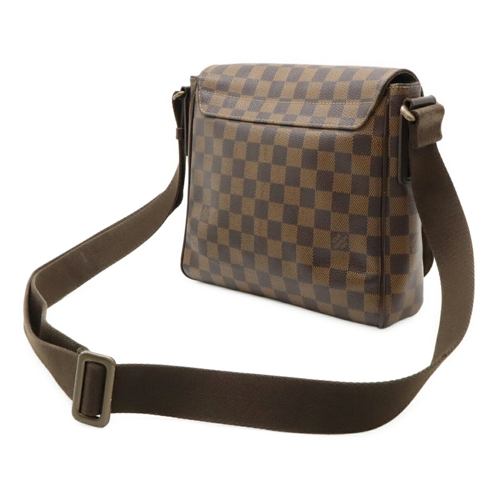 Louis Vuitton Brown Damier Canvas Pvc Shoulder Bag (Pre-Owned)
