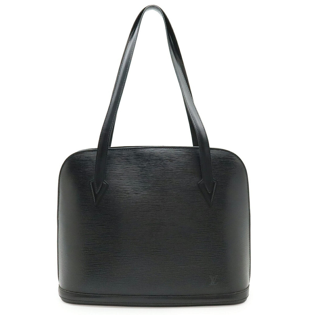 Louis Vuitton Black Noir Epi Leather Shoulder Bag Tote Bag (Pre-Owned)
