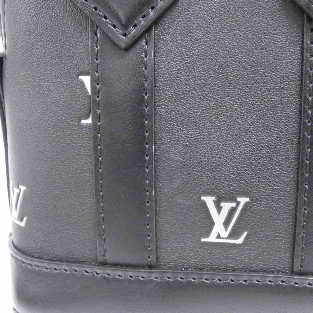 Louis Vuitton Black Leather Handbag (Pre-Owned)