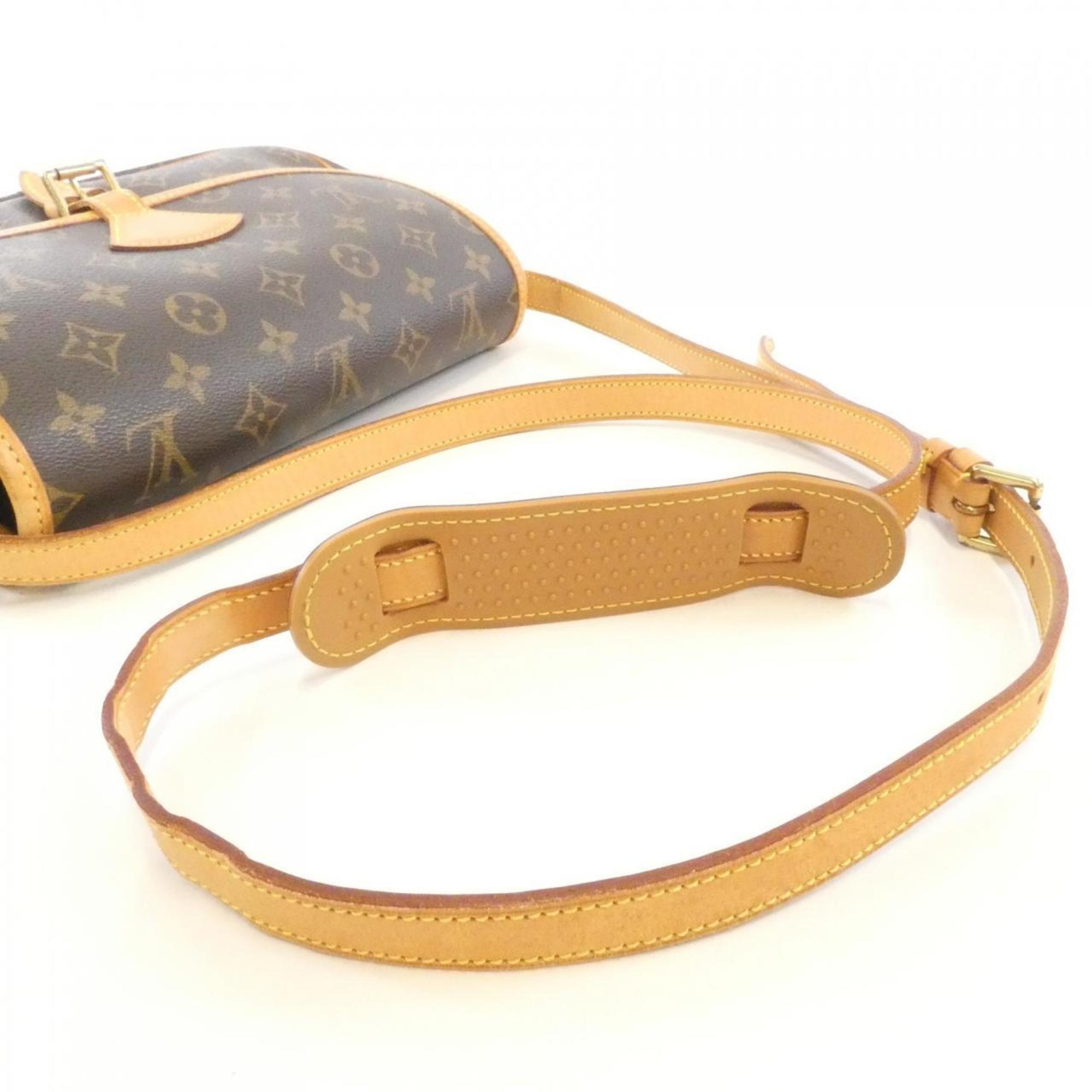 Louis Vuitton Brown Coated Canvas Shoulder Bag (Pre-Owned)