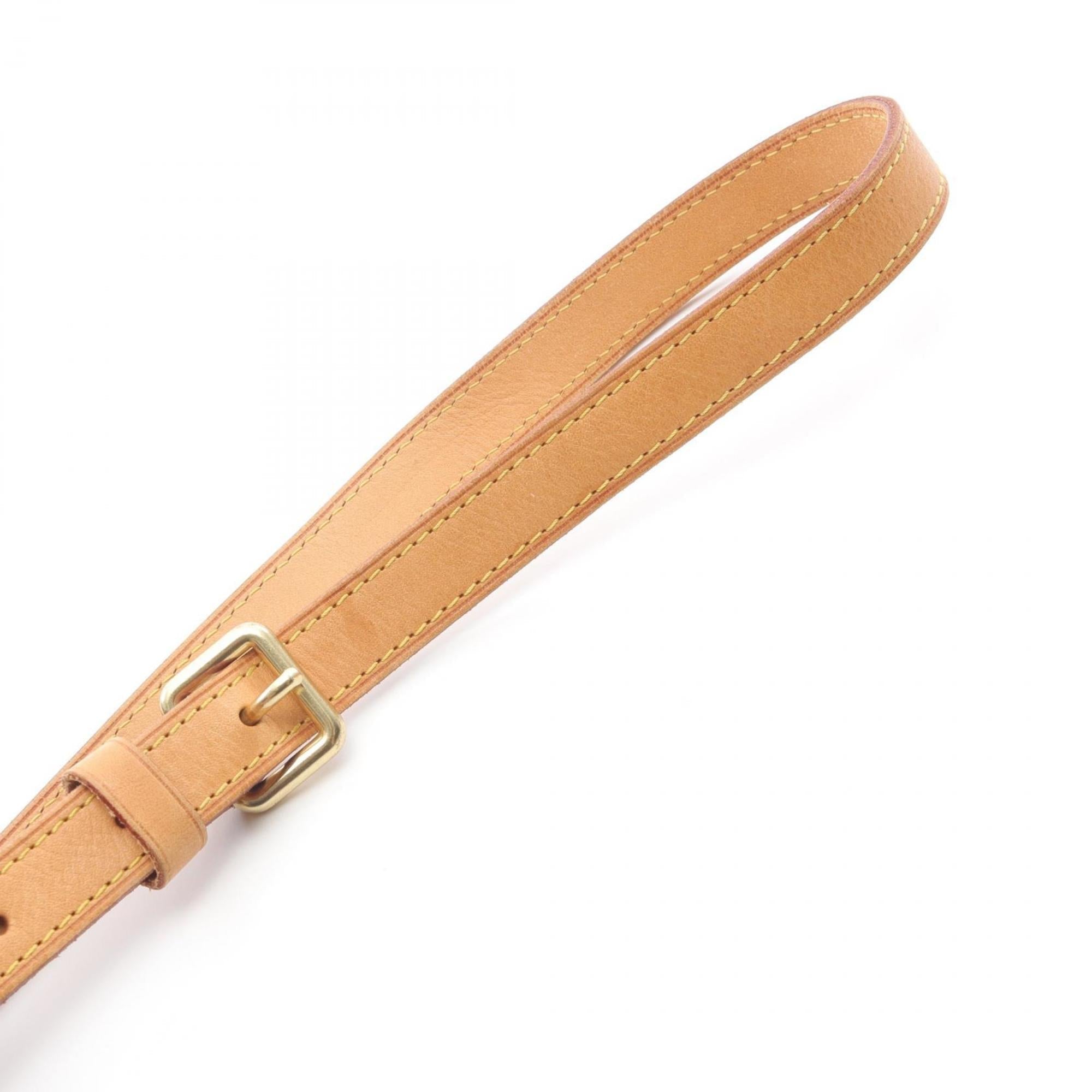 Louis Vuitton Brown Coated Canvas Leather Shoulder Bag (Pre-Owned)