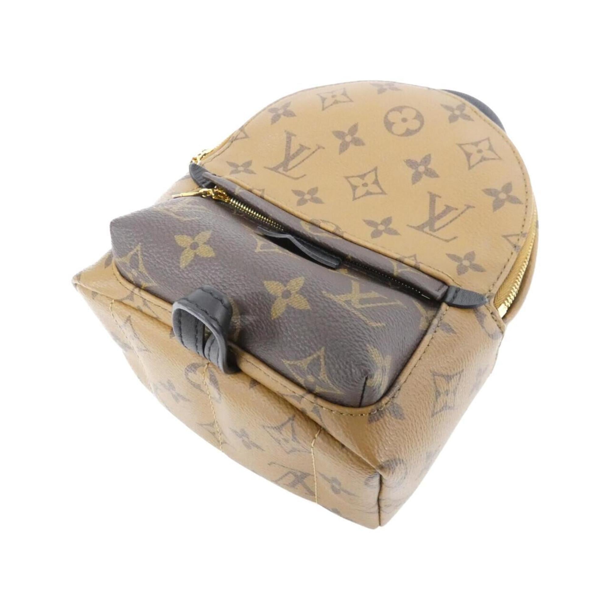 Louis Vuitton Marron Coated Canvas Backpack (Pre-Owned)
