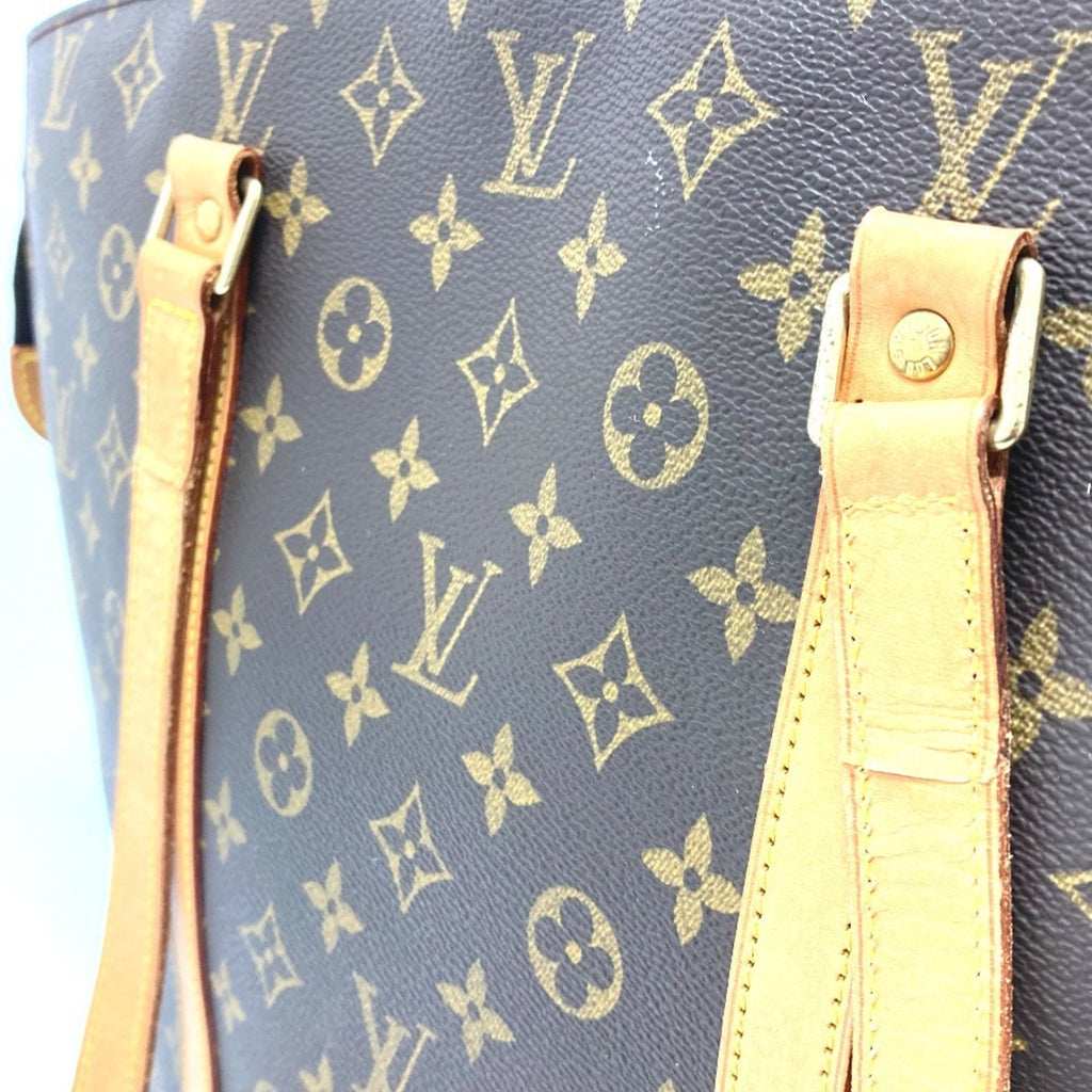 Louis Vuitton Brown Monogram Shoulder Bag Tote Bag (Pre-Owned)