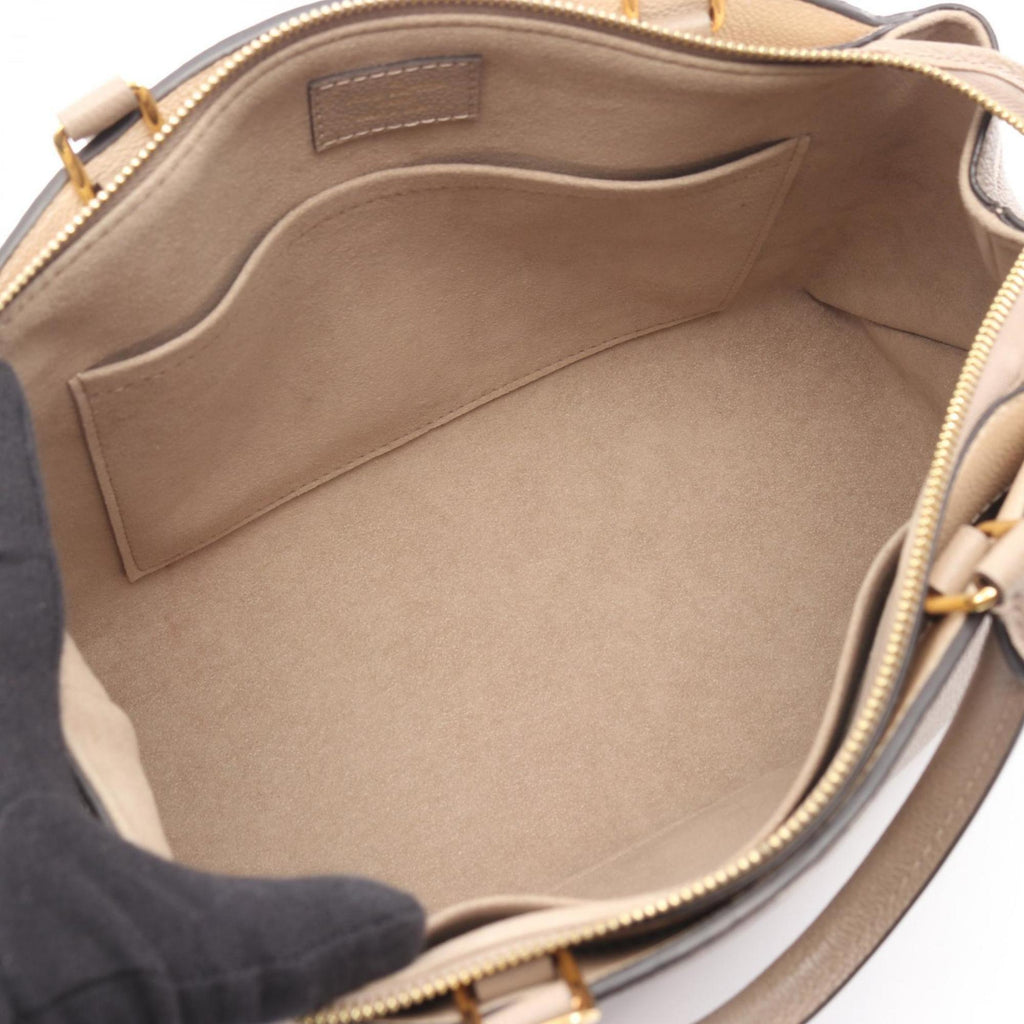 Louis Vuitton Beige Tourterelle Monogram Empreinte Handbag (Pre-Owned)