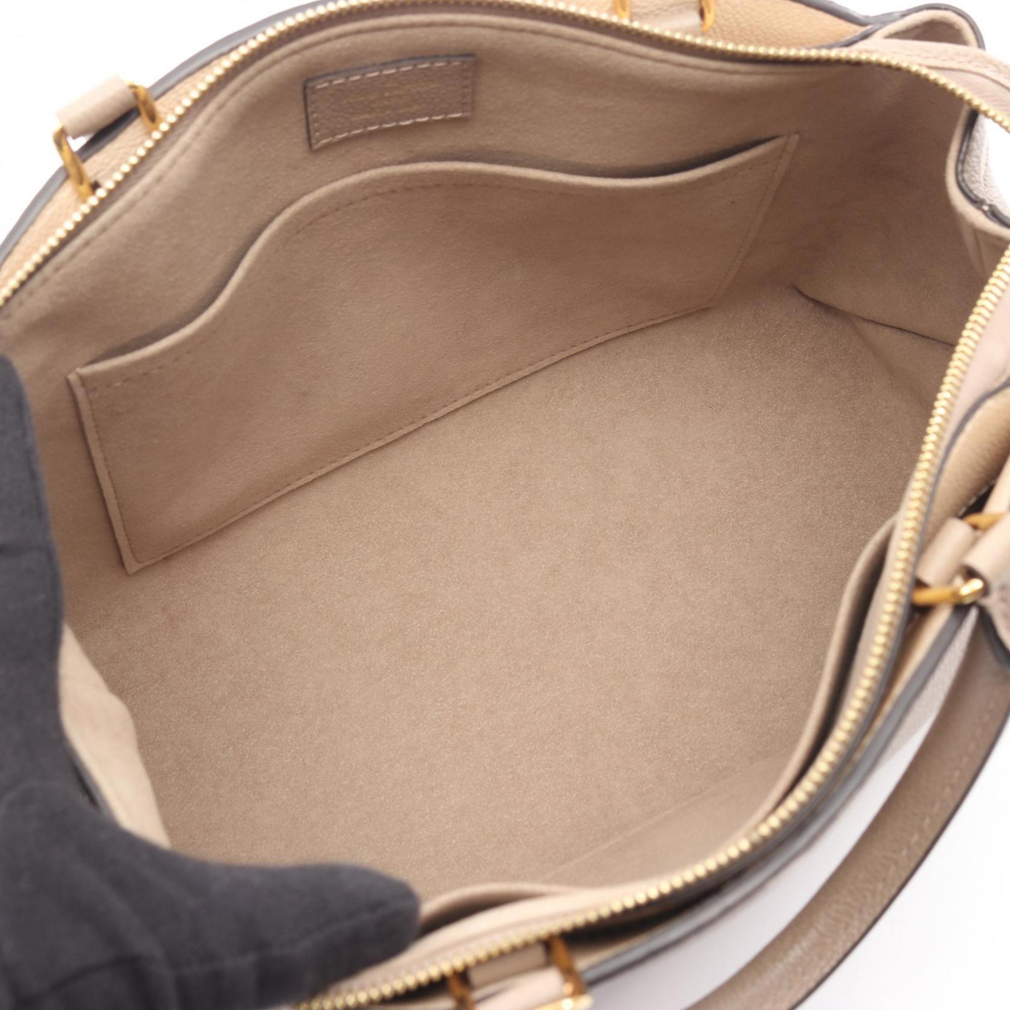 Louis Vuitton Beige Tourterelle Monogram Empreinte Handbag (Pre-Owned)