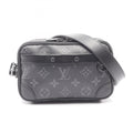 Louis Vuitton Black Coated Canvas Shoulder Bag (Pre-Owned)