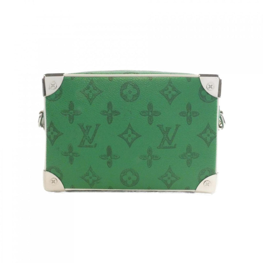 Louis Vuitton Vert Coated Canvas Shoulder Bag (Pre-Owned)