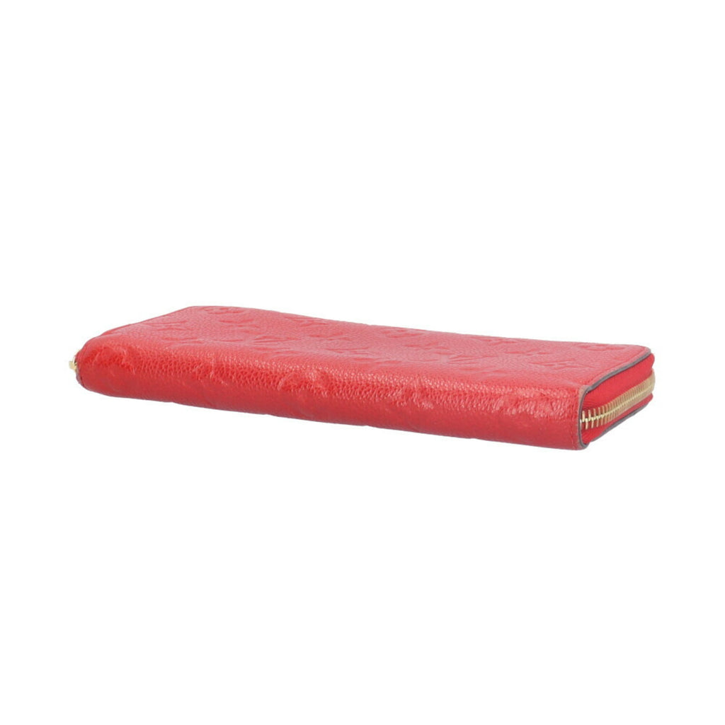 Louis Vuitton Monogram Empreinte Red Color Monogram Empreinte Long Wallet (Bi-Fold) (Pre-Owned)