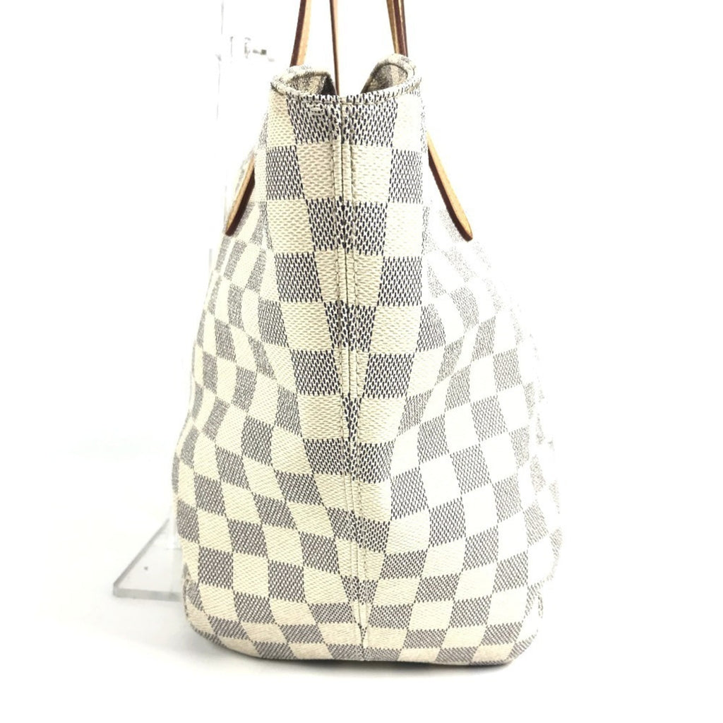 Louis Vuitton Damier Azur White Damier Azur Shoulder Bag Tote Bag (Pre-Owned)