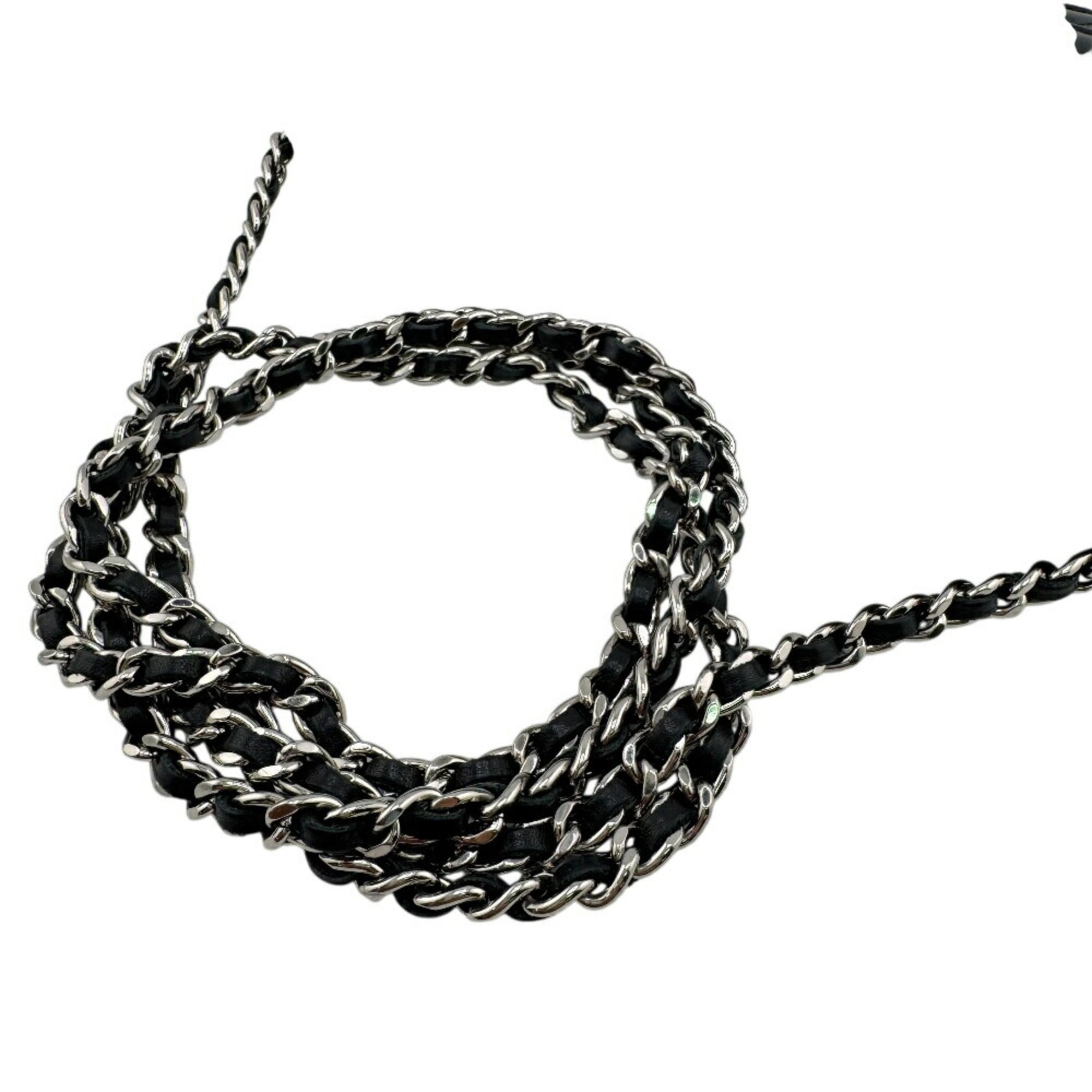 Cambon Wallet on Chain Quilted Leather