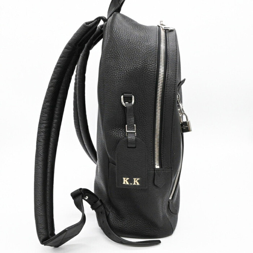 Louis Vuitton Black Leather Backpack (Pre-Owned)
