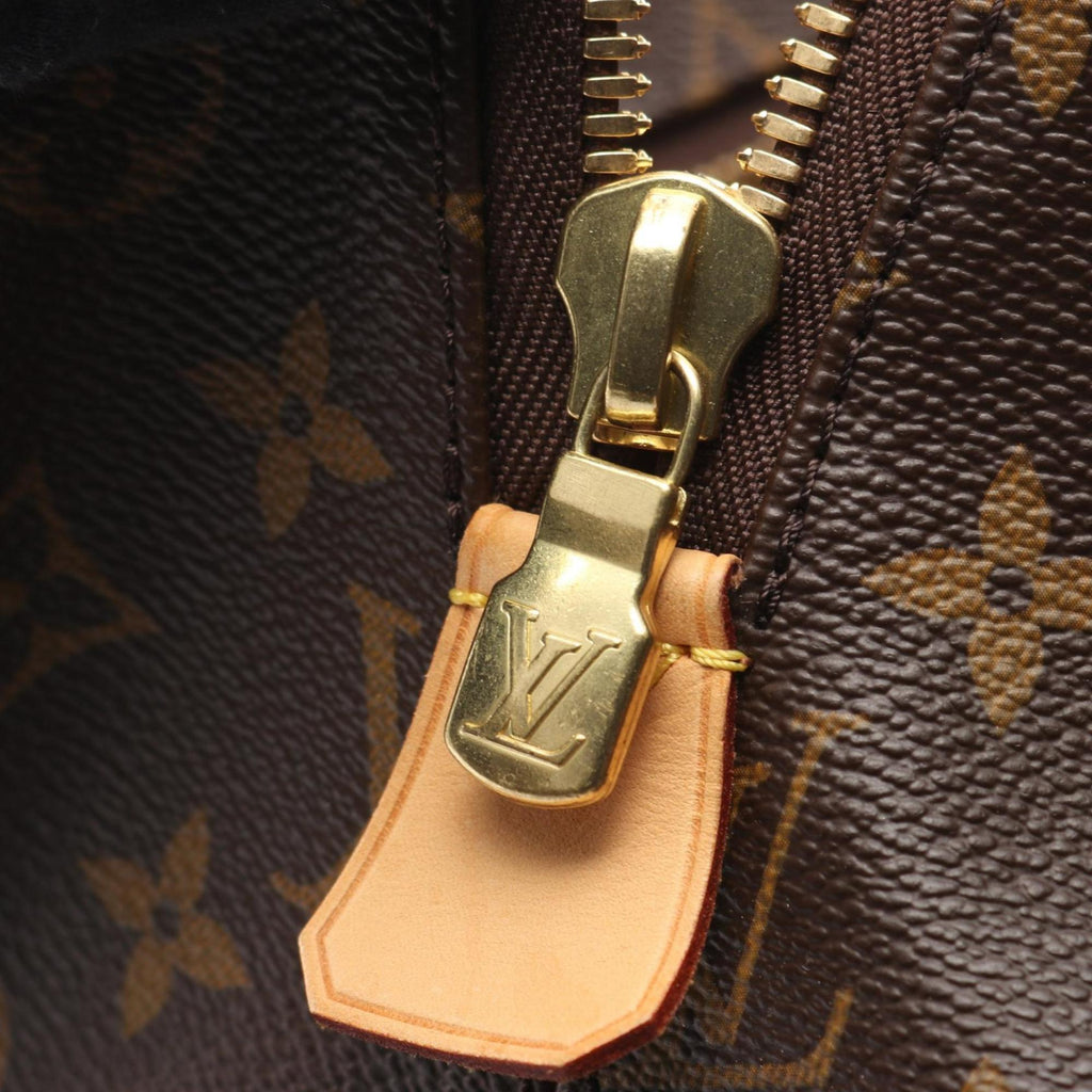 Louis Vuitton Brown Monogram Coated Canvas Leather Boston Bag (Pre-Owned)